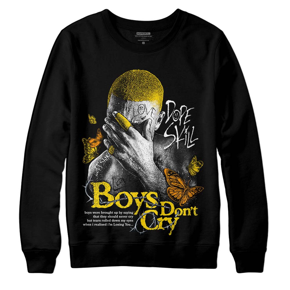 Yellow Ochre 6s superstreetwear Sweatshirt Boys Don't Cry Graphic