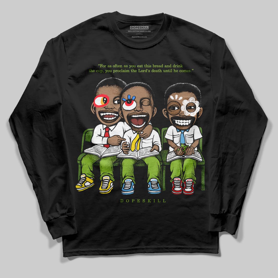 Dunk 'Chlorophyll' superstreetwear Long Sleeve T-Shirt First Sunday Graphic