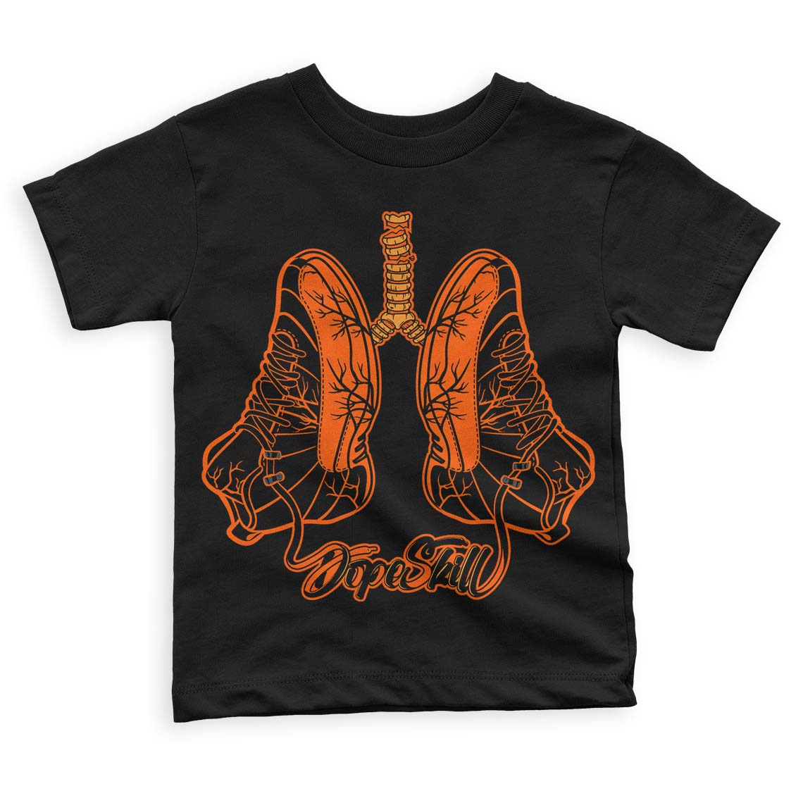 Brilliant Orange 12s superstreetwear Toddler Kids T-shirt Breathe Graphic