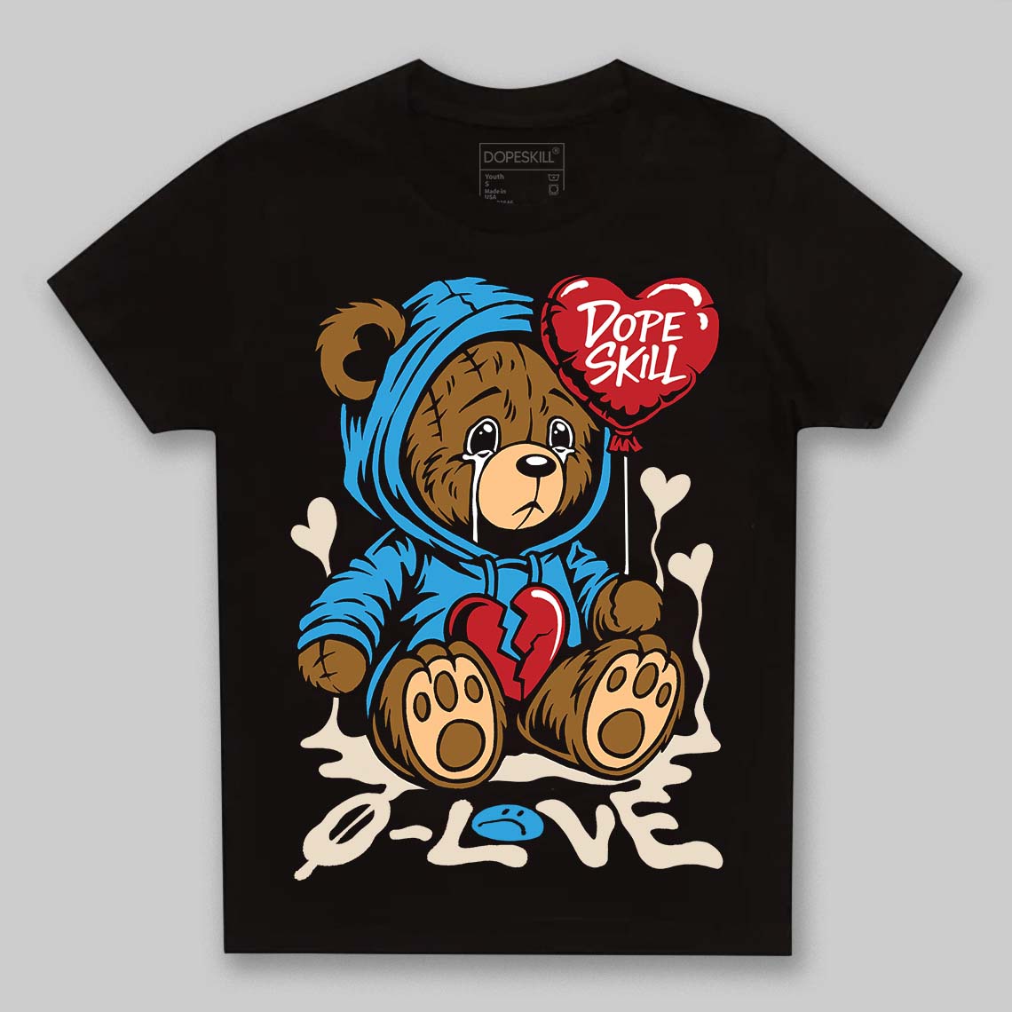 UNC Reimagined 1s superstreetwear Toddler Kids T-shirt Broken Bear Graphic