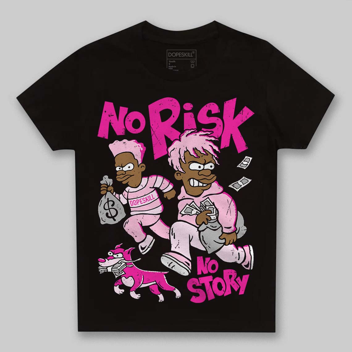 Triple Pink Dunk superstreetwear Toddler Kids T-shirt No Risk No Story Graphic