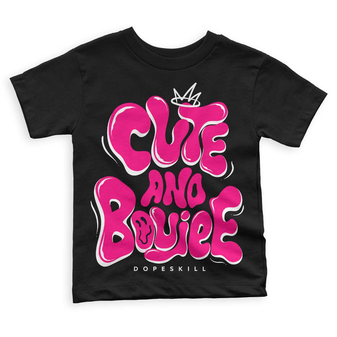 Fierce Pink 1s superstreetwear Toddler Kids T-shirt Cute and Boujee Graphic