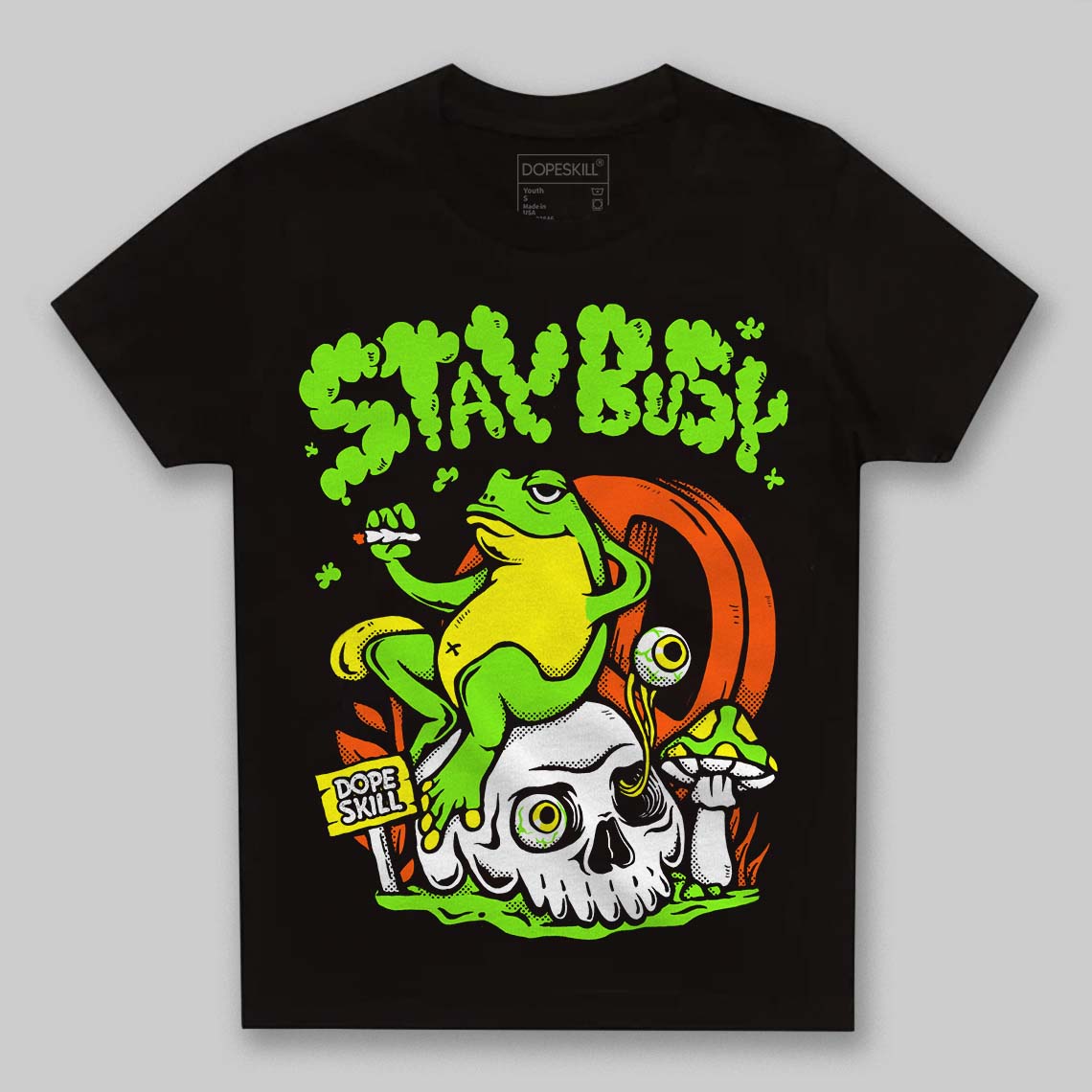Neon Green Collection superstreetwear Toddler Kids T-shirt Stay Busy Graphic