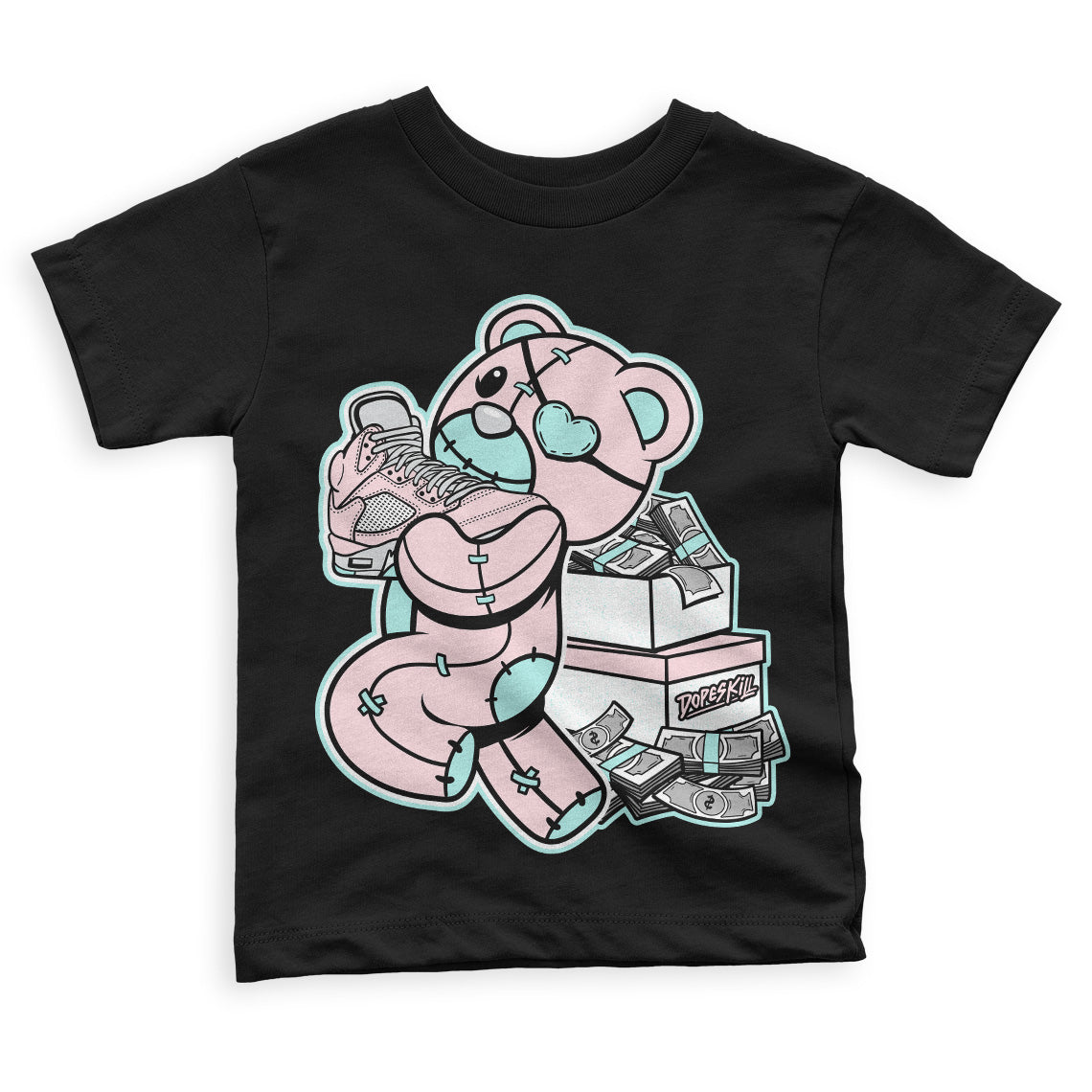 Easter 5s superstreetwear Toddler Kids T-shirt Bear Steals Sneaker Graphic
