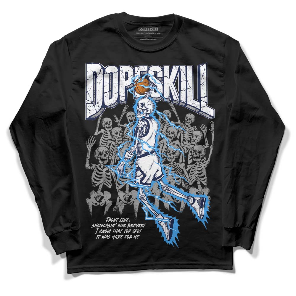AJ Spizike White Obsidian superstreetwear Long Sleeve T-Shirt Thunder Dunk Graphic