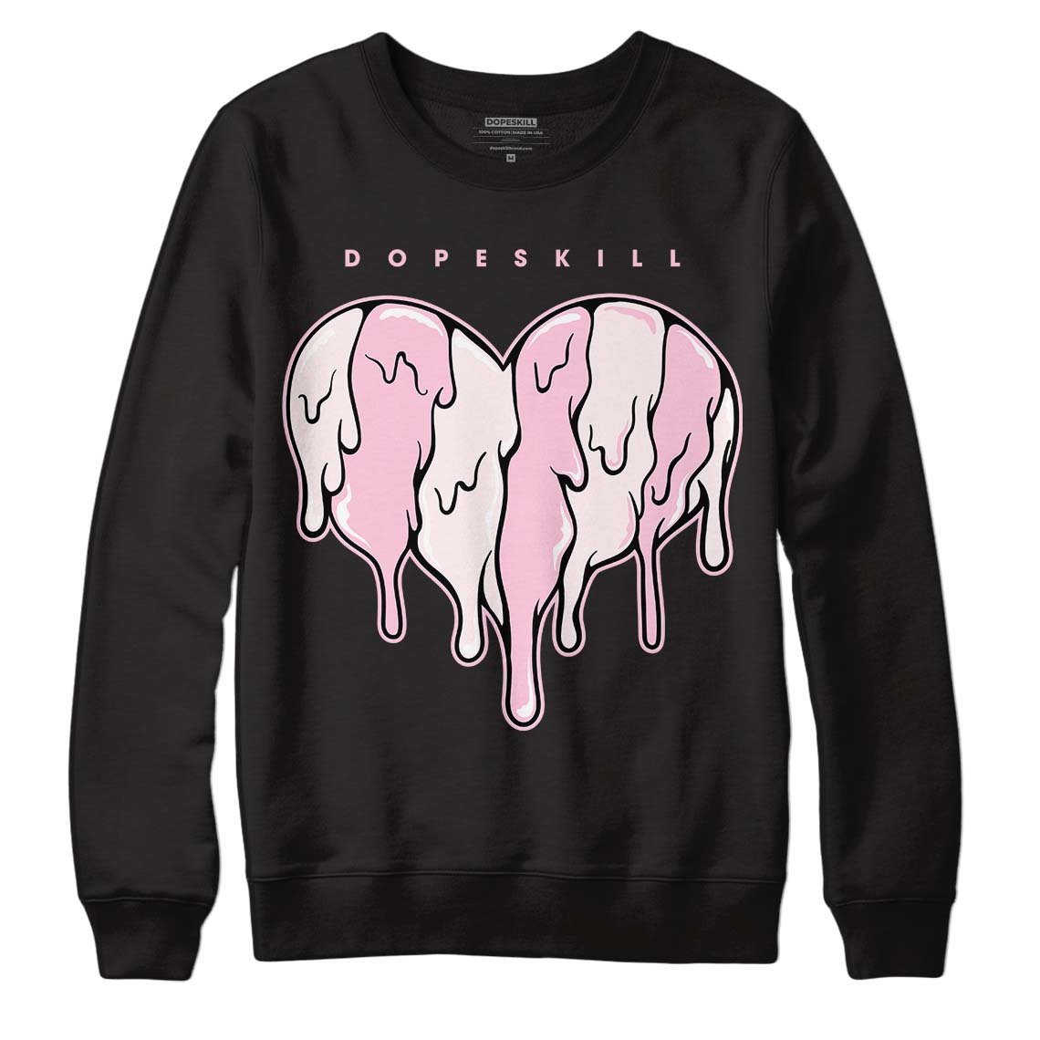 Dunk Low Pink Foam superstreetwear Sweatshirt Slime Drip Heart Graphic