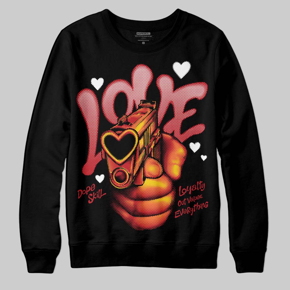 Bred 11s superstreetwear Sweatshirt Love Shot Graphic