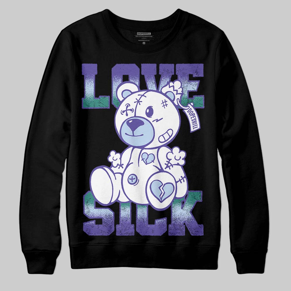 Grape 5s superstreetwear Sweatshirt Love Sick Graphic