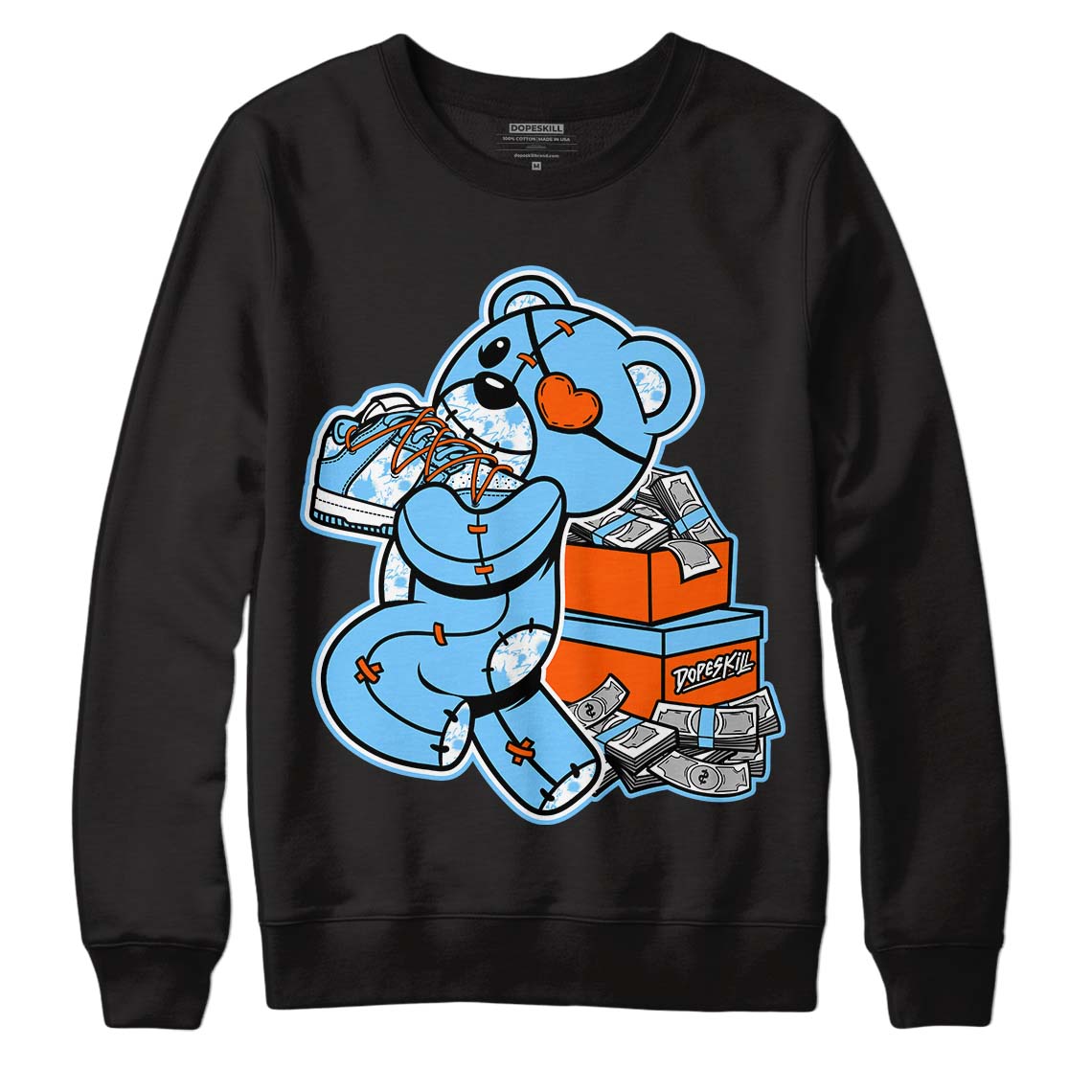 Dunk Low Futura University Blue superstreetwear Sweatshirt Bear Steals Sneaker Graphic