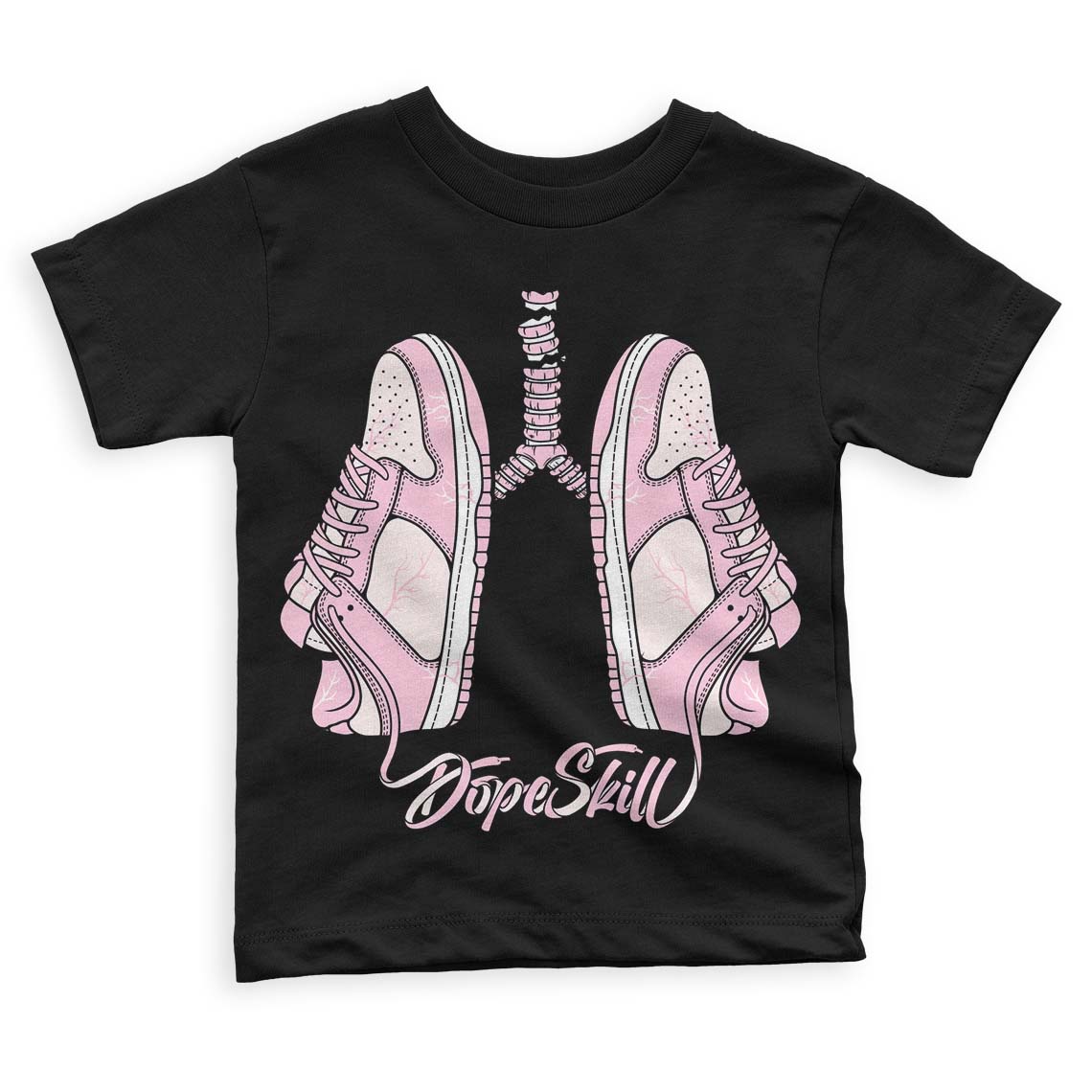 Dunk Low Pink Foam superstreetwear Toddler Kids T-shirt Breathe Graphic