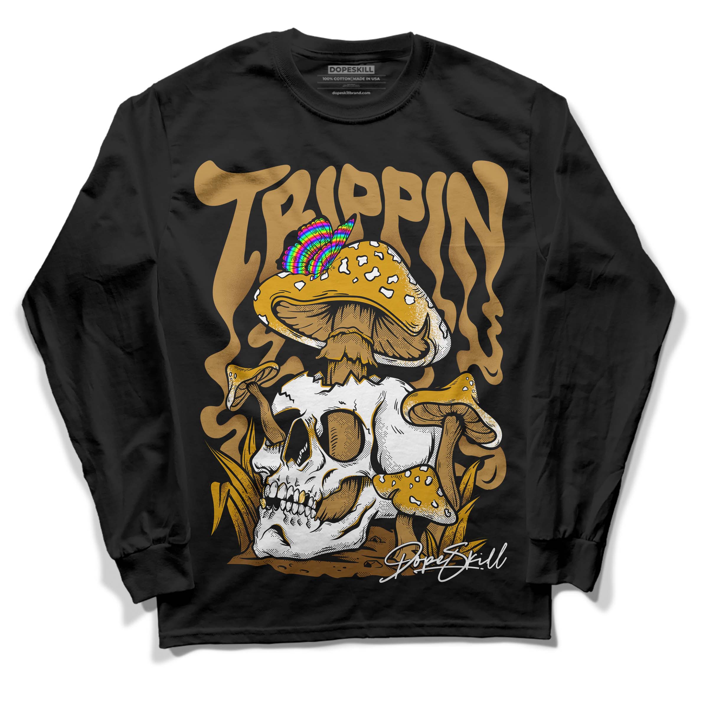 Wheat 13s superstreetwear Long Sleeve T-Shirt Trippin Graphic