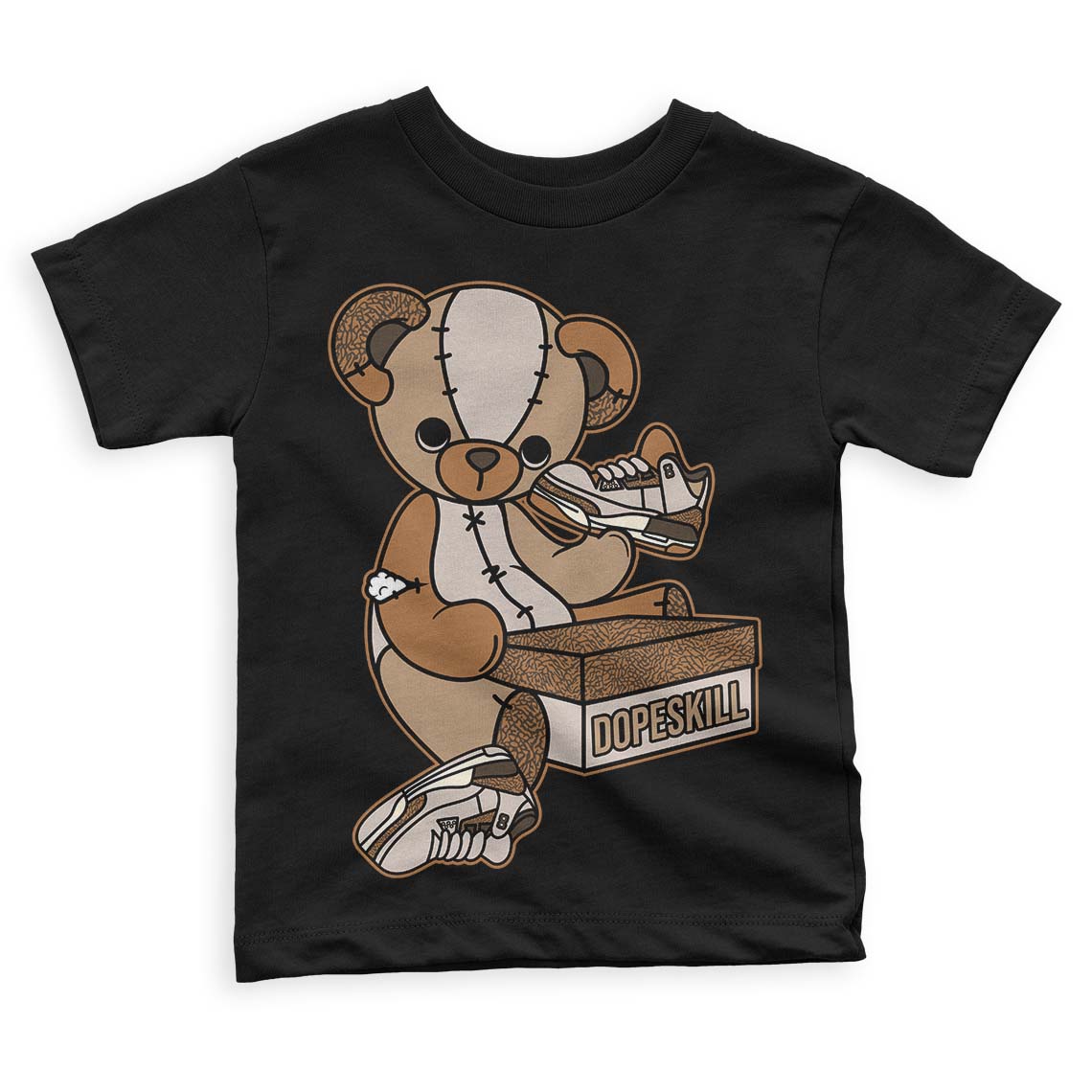 Palomino 3s superstreetwear Toddler Kids T-shirt Sneakerhead BEAR Graphic