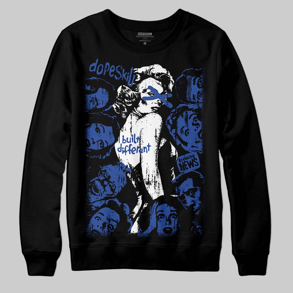 Royal Blue Collection superstreetwear Sweatshirt Built Different Graphic