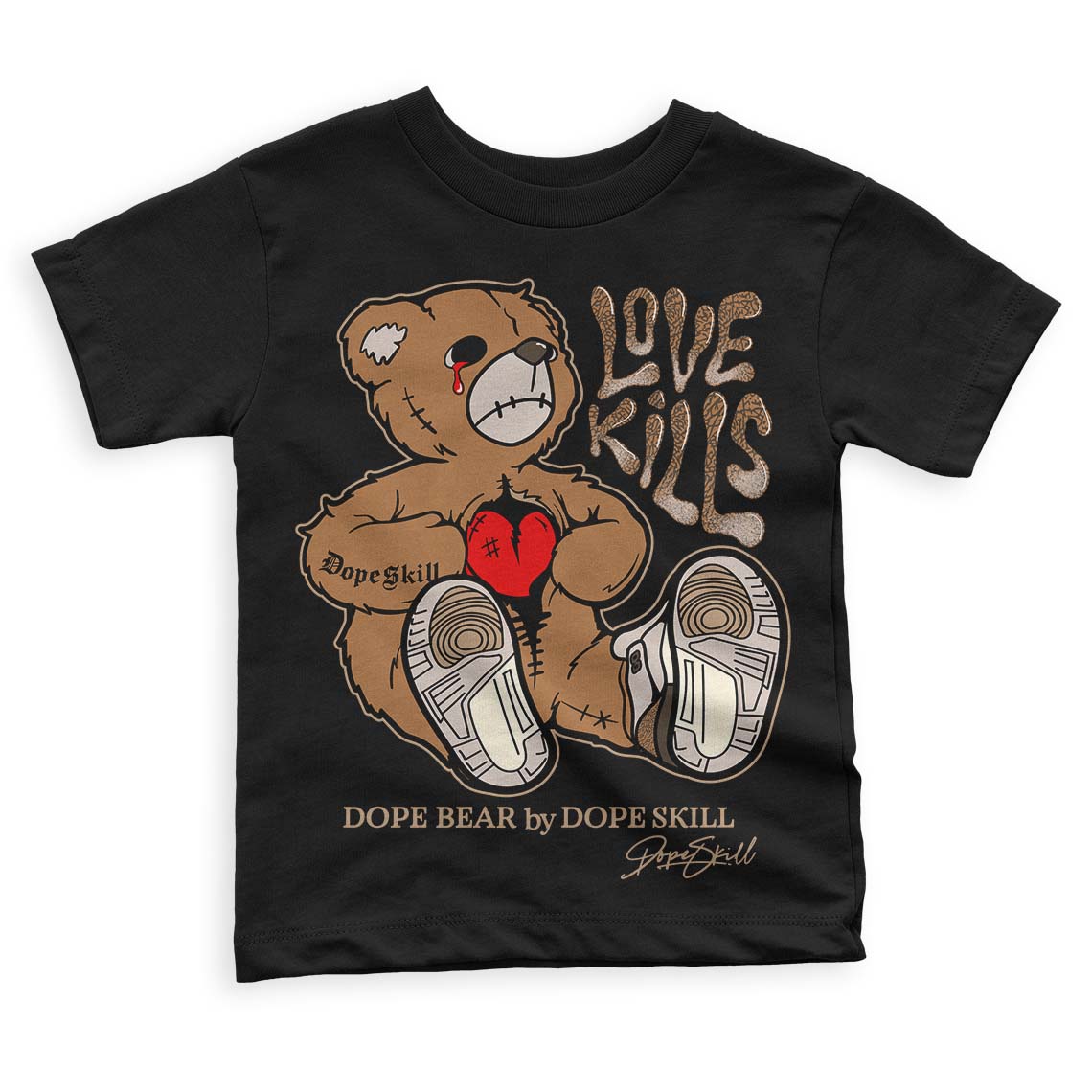 Palomino 3s superstreetwear Toddler Kids T-shirt Love Kills Graphic