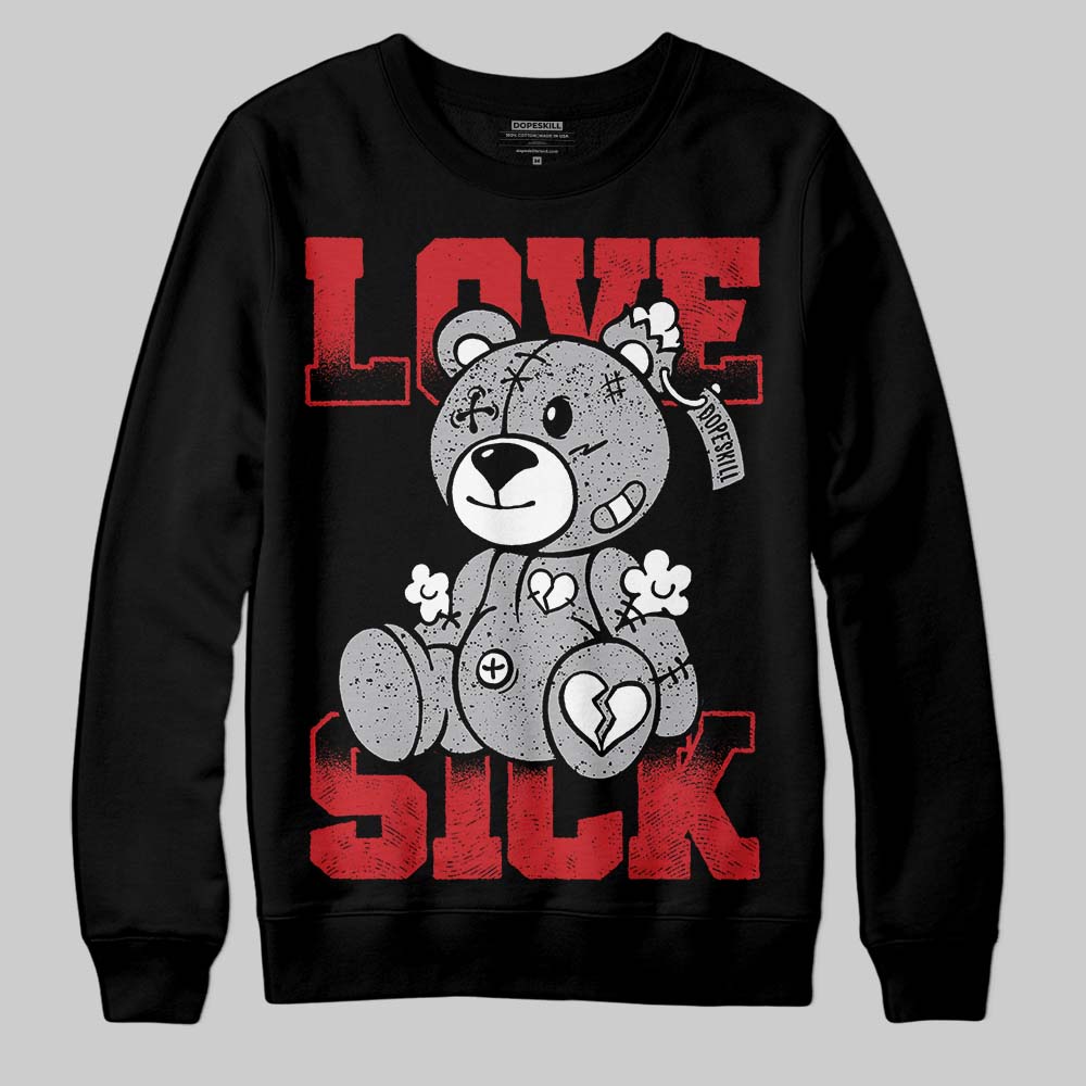 White Cement 4s superstreetwear Sweatshirt Love Sick Graphic