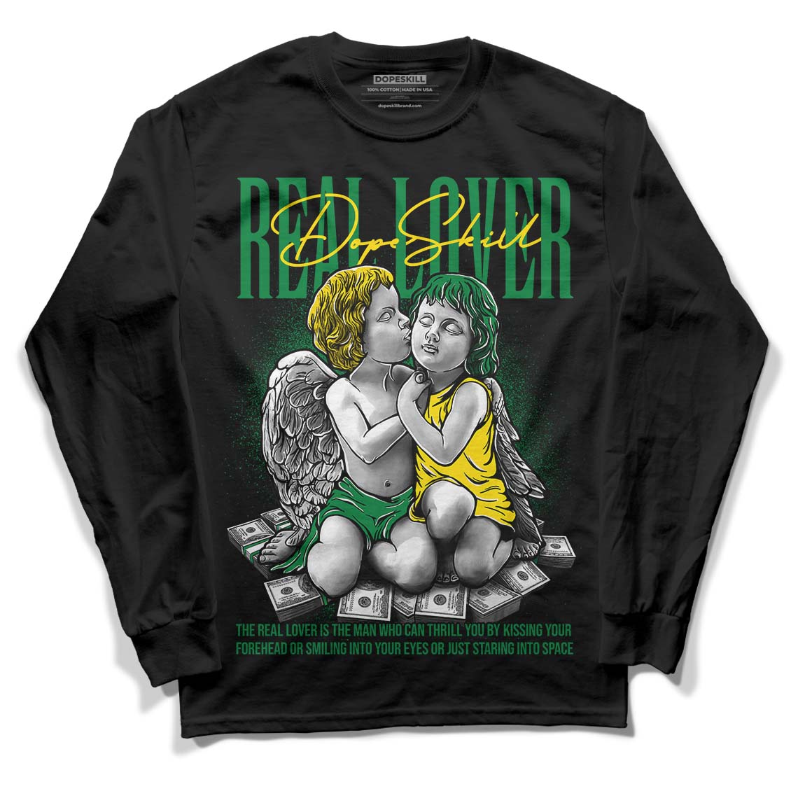 Dunk Low Reverse Brazil superstreetwear Long Sleeve T-Shirt Real Lover Graphic