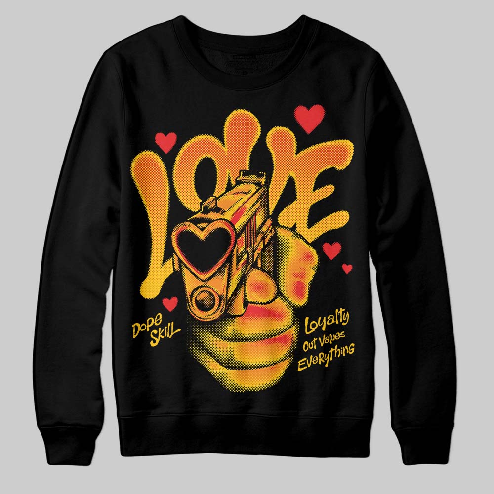 Yellow Collection superstreetwear Sweatshirt Love Shot Graphic