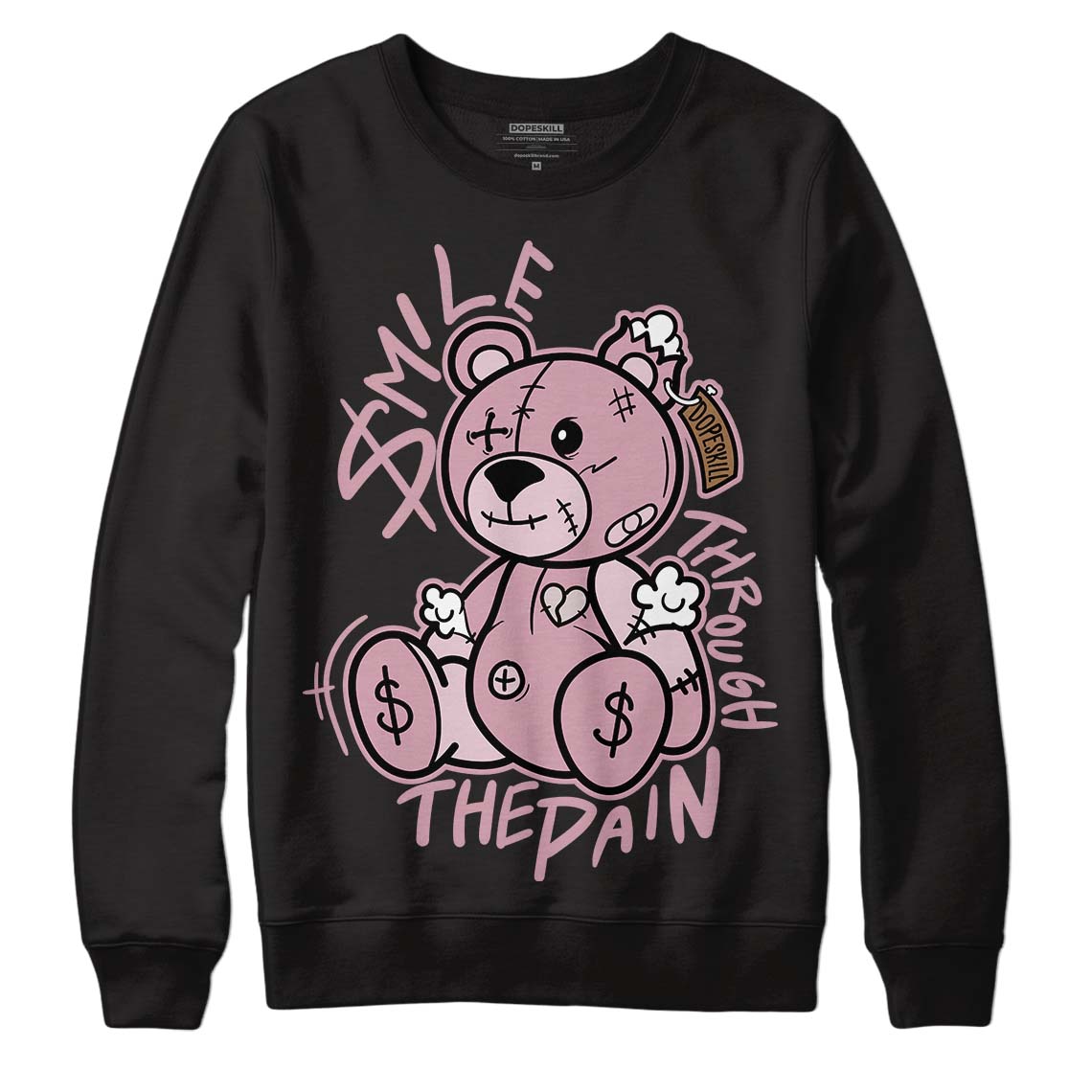 Dunk Low Teddy Bear Pink superstreetwear Sweatshirt BEAN Graphic