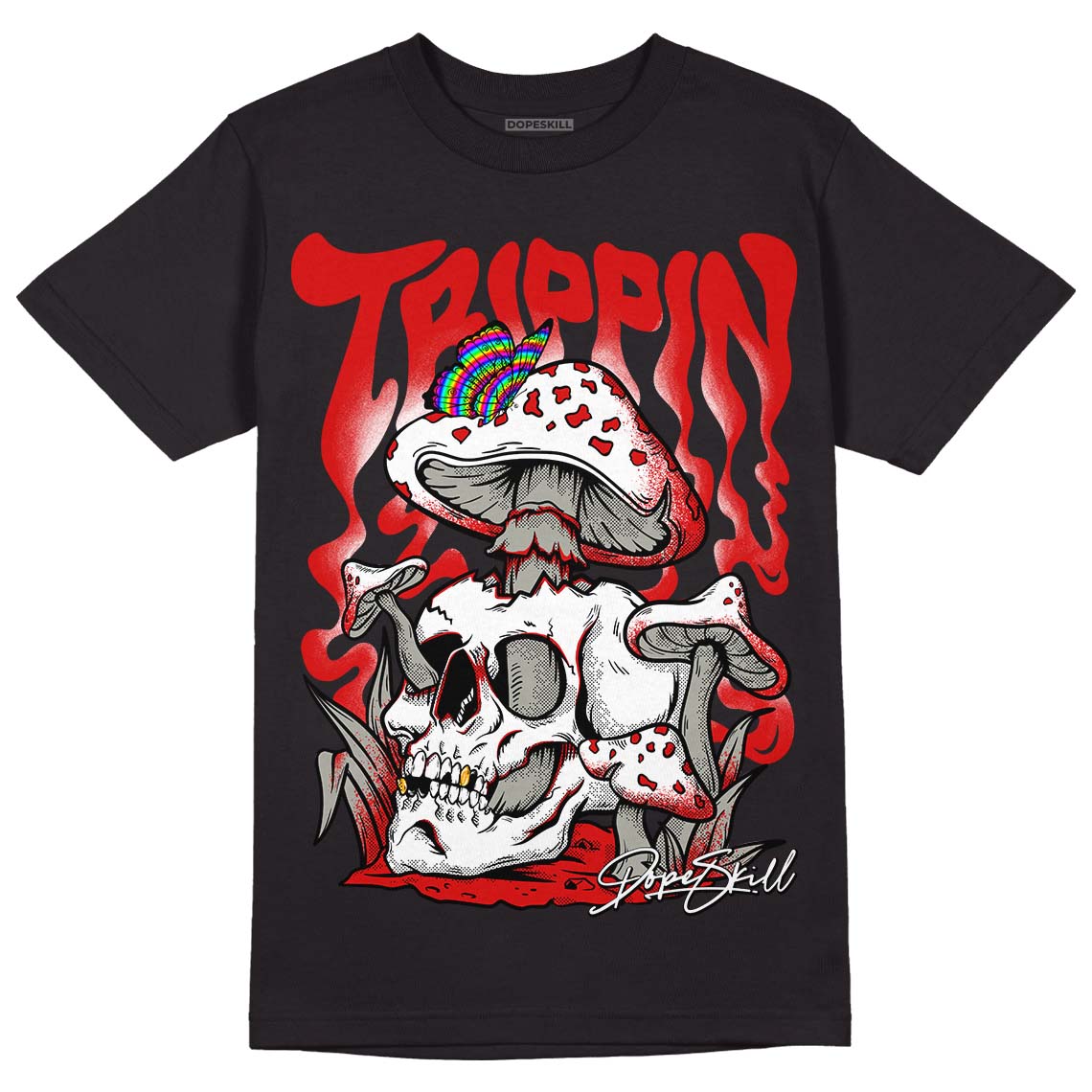 Fire Red 3s superstreetwear T-Shirt Trippin Graphic