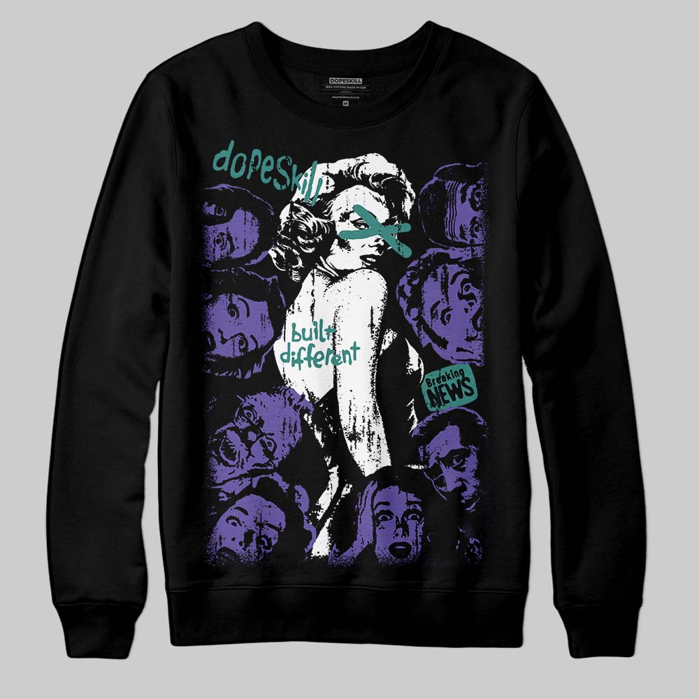 Grape 5s superstreetwear Sweatshirt Built Different Graphic
