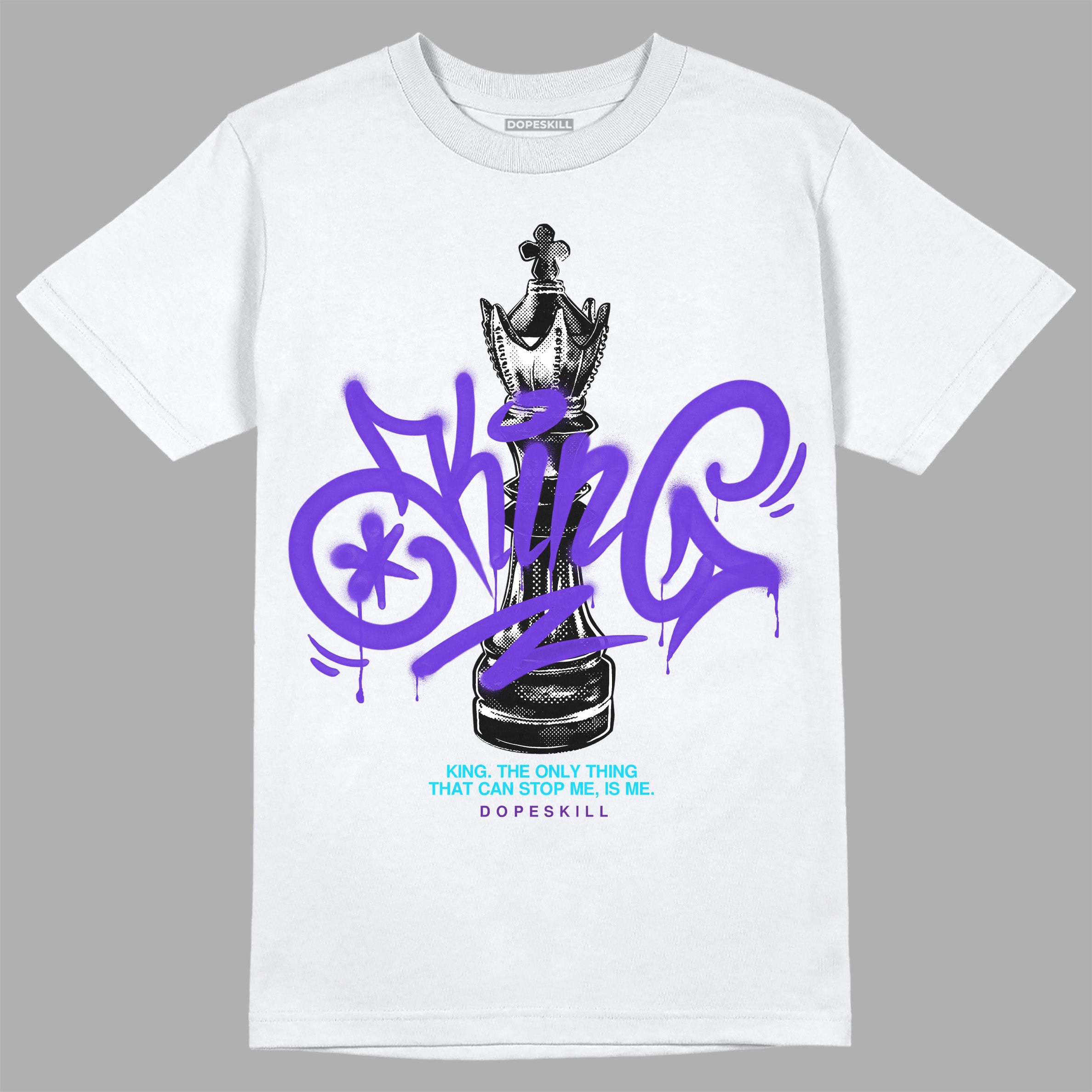 Aqua 6s superstreetwear T-Shirt King Chess Graphic