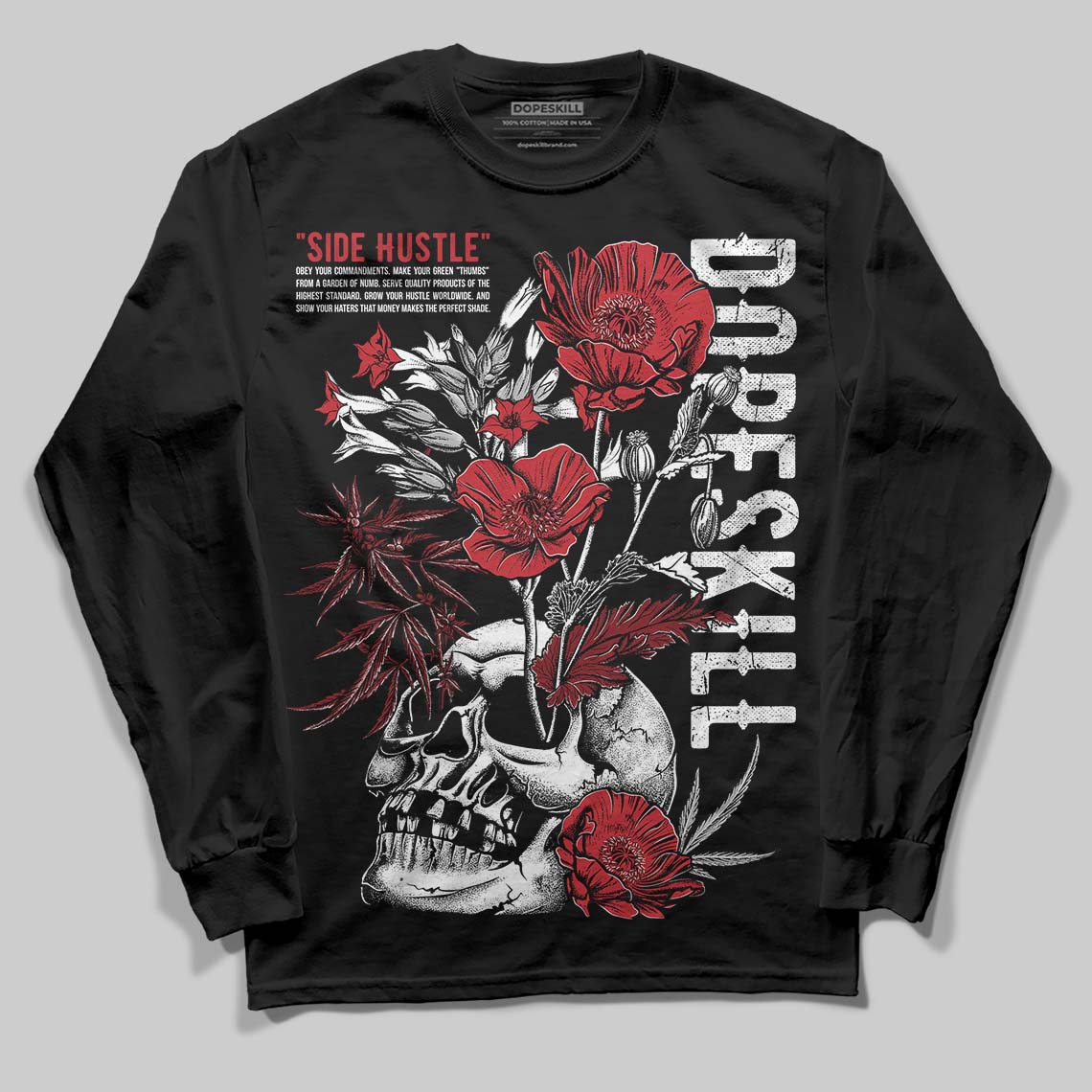 Ruby 1s superstreetwear Long Sleeve T-Shirt Side Hustle Graphic