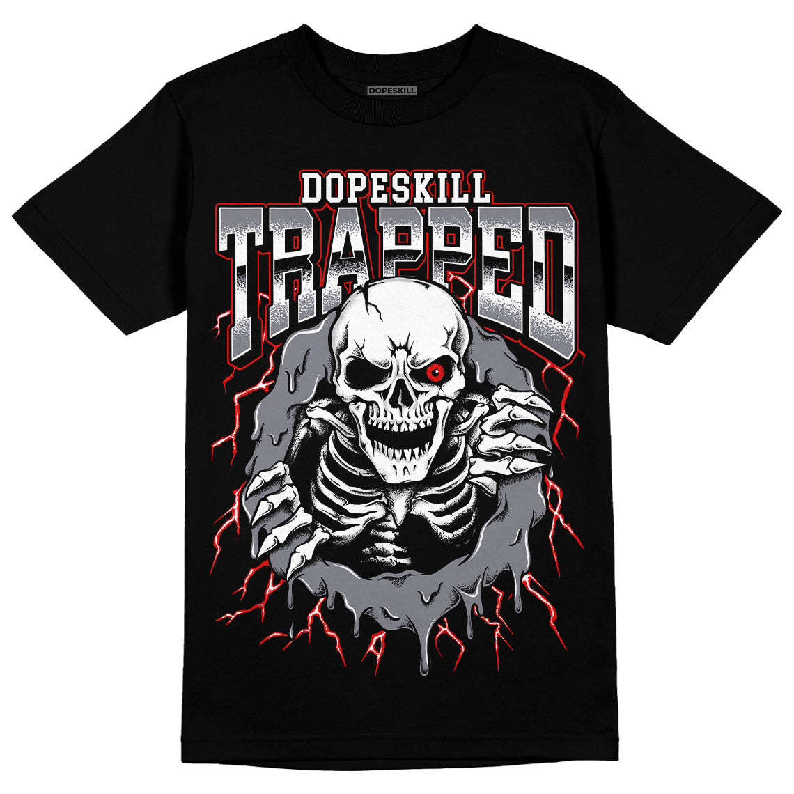 Fire Red 9s superstreetwear T-Shirt Trapped Halloween Graphic