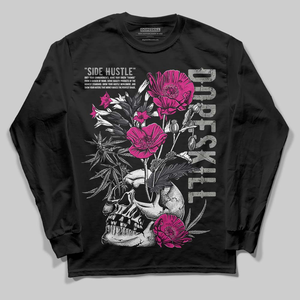 Black Cat 3s superstreetwear Long Sleeve T-Shirt Side Hustle Graphic