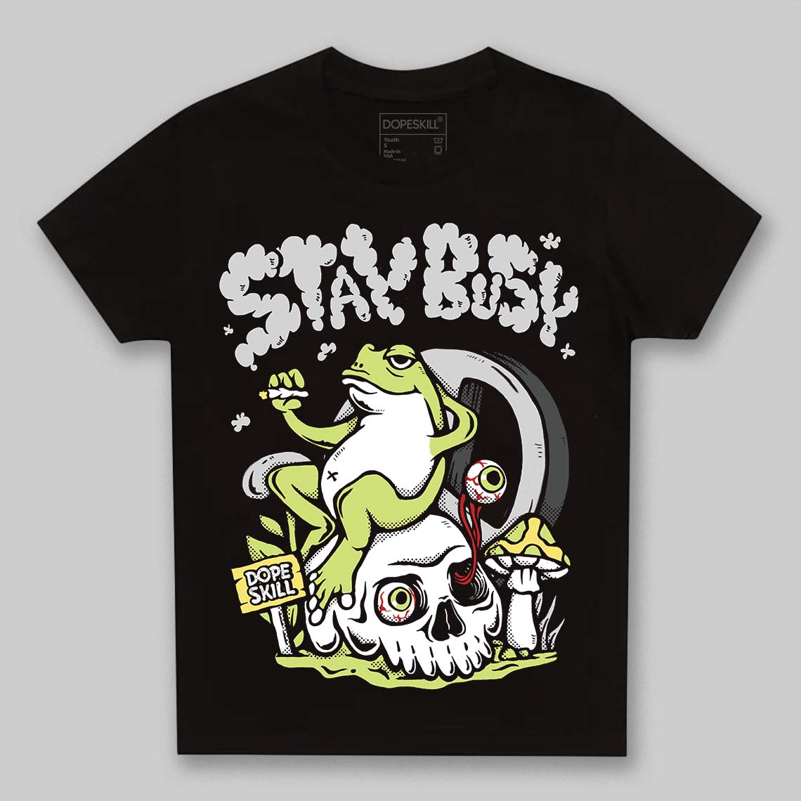 Light Lemon Twist 4s superstreetwear Toddler Kids T-shirt Stay Busy Graphic
