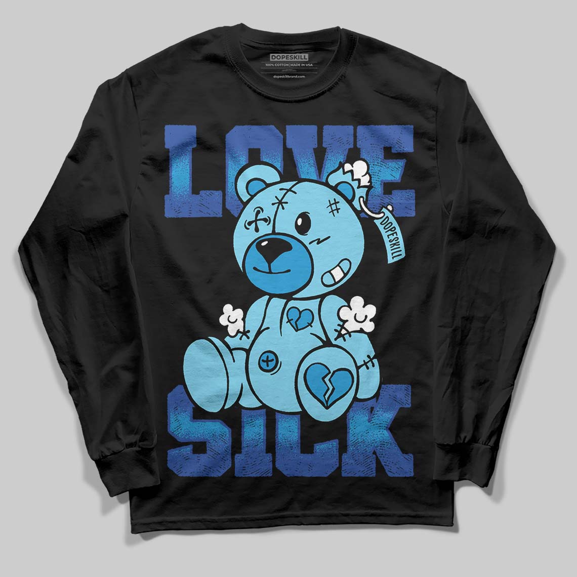 Royal Blue Collection superstreetwear Long Sleeve T-Shirt Love Sick Graphic