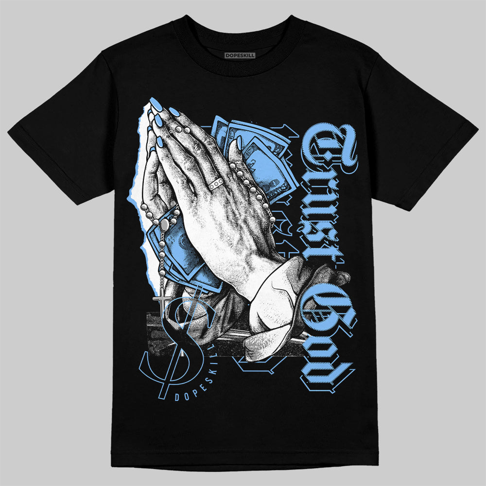 Powder Blue 9s superstreetwear T-Shirt Trust God Graphic