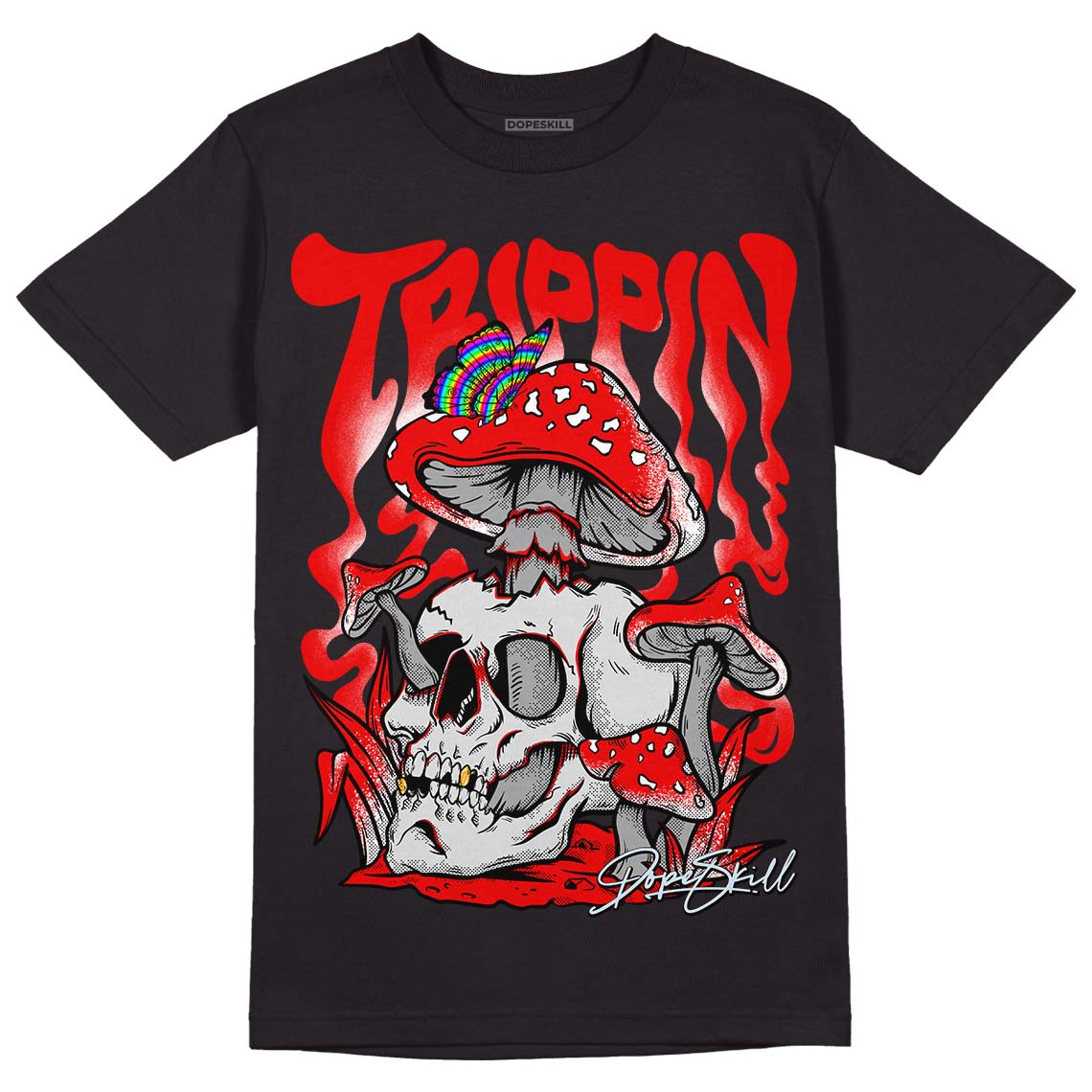 Cherry 11s superstreetwear T-Shirt Trippin Graphic