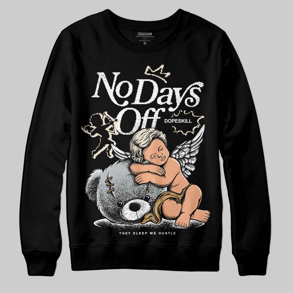 Reverse Metallic 5s superstreetwear Sweatshirt New No Days Off Graphic