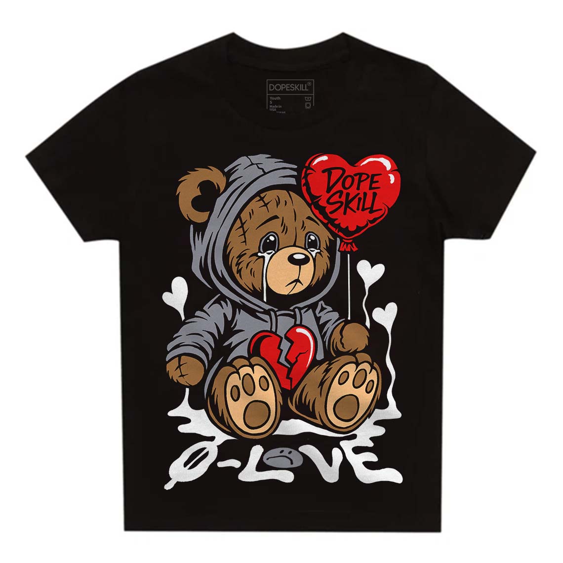 Stealth 14s superstreetwear Toddler Kids T-shirt Broken Bear Graphic