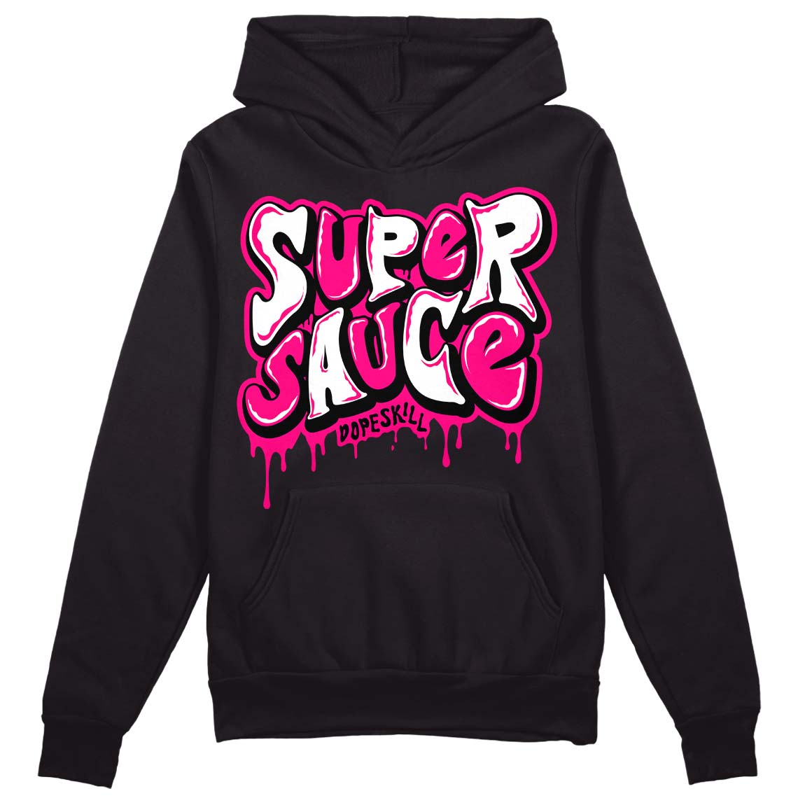Fierce Pink 1s superstreetwear Hoodie Sweatshirt Super Sauce Graphic