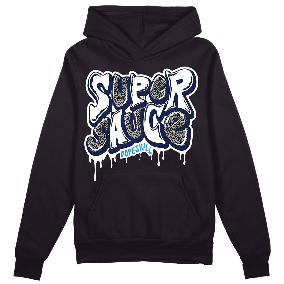 Midnight Navy 3s superstreetwear Hoodie Sweatshirt Super Sauce Graphic