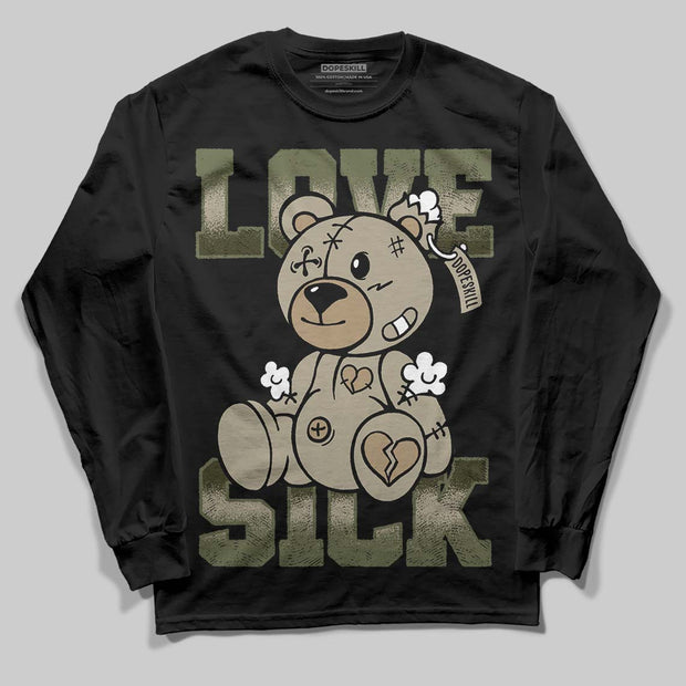 Olive Collection DopeSkill Long Sleeve T-Shirt Love Sick Graphic