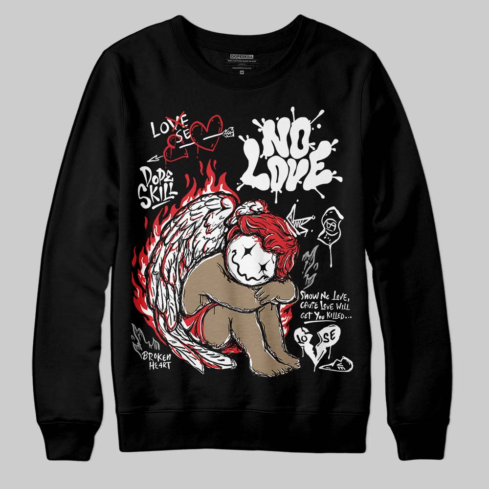 Black and White Collection superstreetwear Sweatshirt No Love Graphic