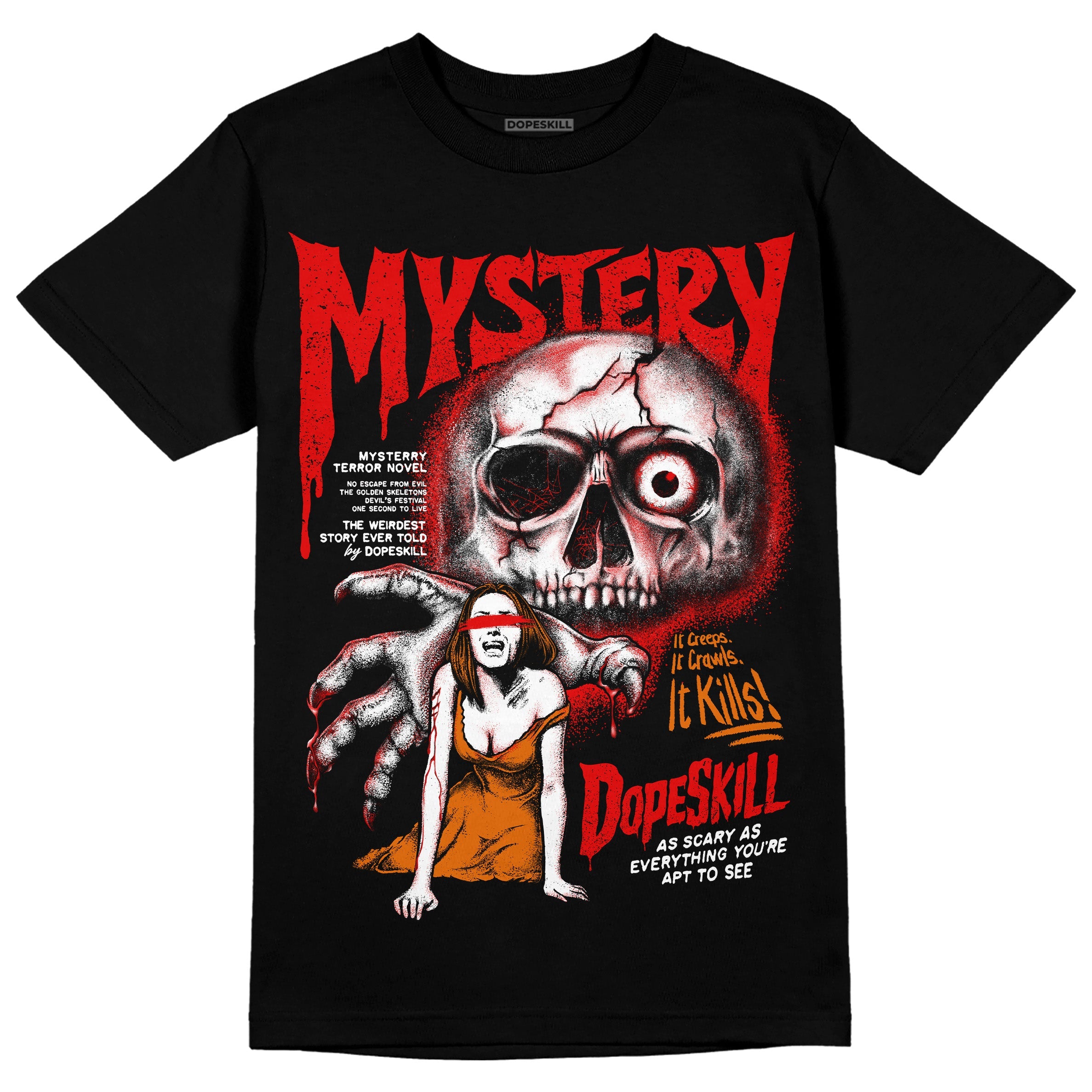 Red Cement 4S superstreetwear T-Shirt Mystery Ghostly Grasp Graphic