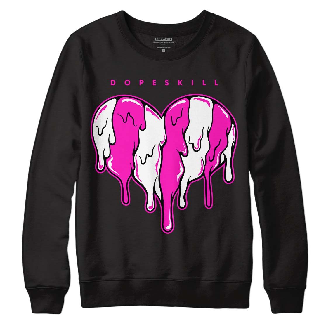 Dunk Low Active Fuchsia superstreetwear Sweatshirt Slime Drip Heart Graphic
