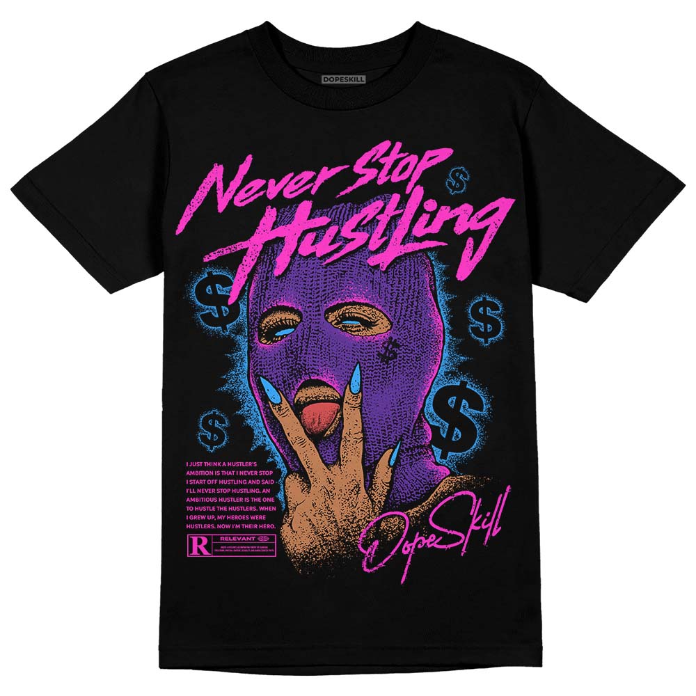 PURPLE Collection superstreetwear T-Shirt Never Stop Hustling Graphic