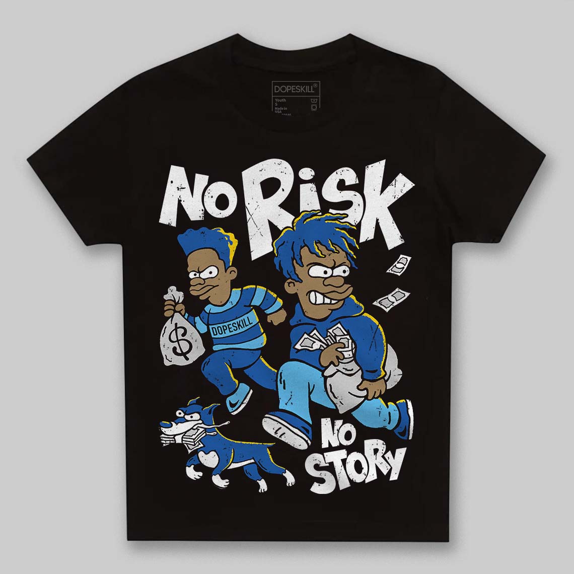 Blueberry 12s superstreetwear Toddler Kids T-shirt No Risk No Story Graphic