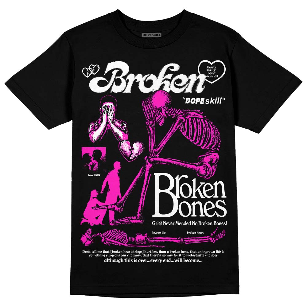Dunk Active Fuchsia superstreetwear T-Shirt Broken Bones Graphic