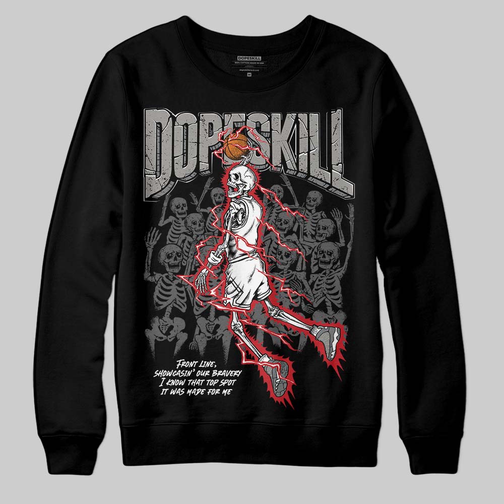 Cool Grey 9s superstreetwear Sweatshirt Thunder Dunk Graphic