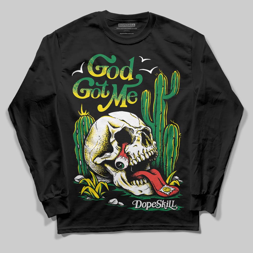 Dunk Reverse Brazil superstreetwear Long Sleeve T-Shirt God Got Me Graphic