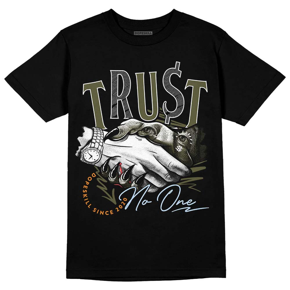 Olive 5s superstreetwear T-Shirt Trust No One Graphic