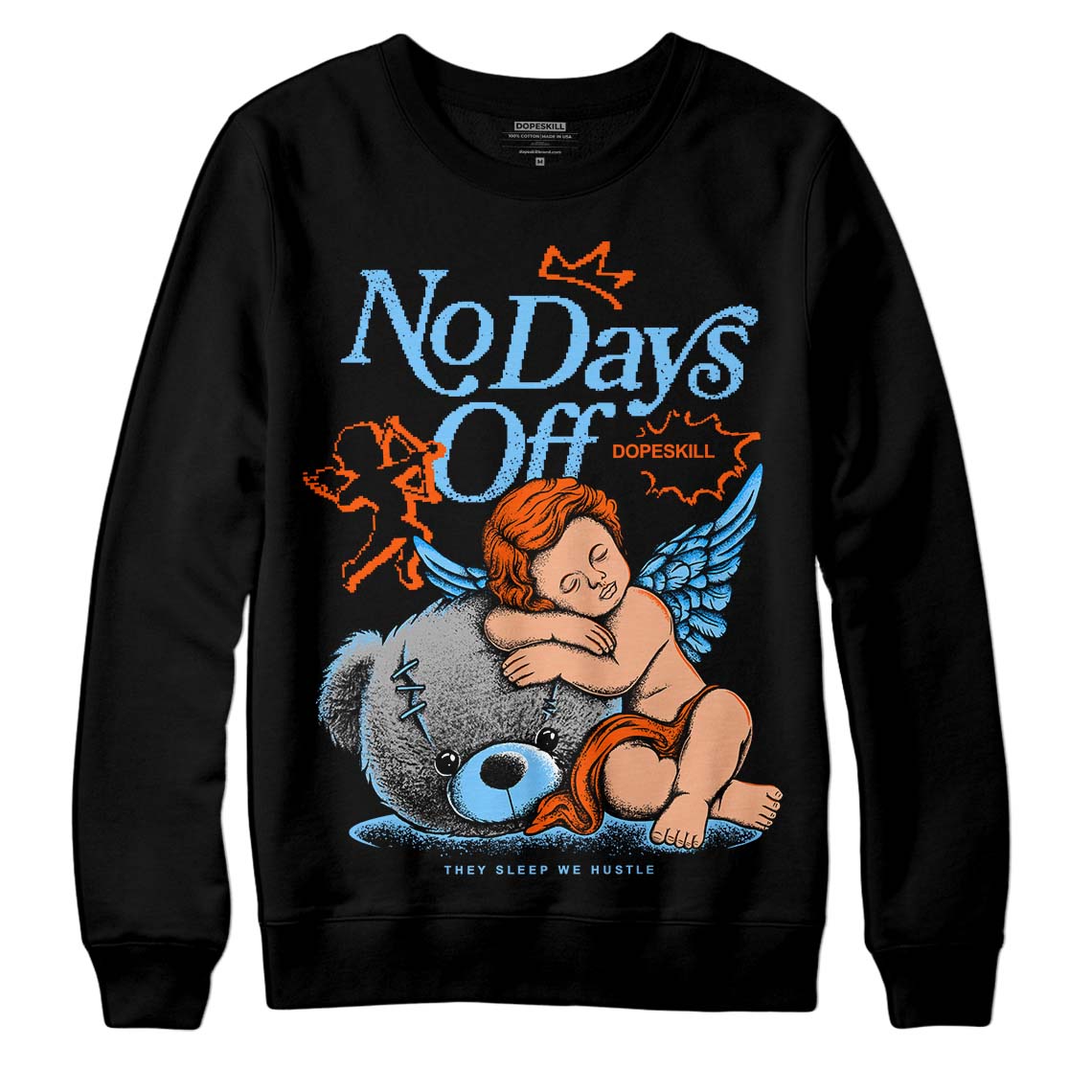 Dunk Low Futura University Blue superstreetwear Sweatshirt New No Days Off Graphic