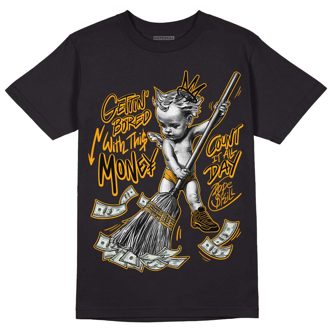 Black Taxi 12s superstreetwear T-Shirt Gettin Bored With This Money Graphic