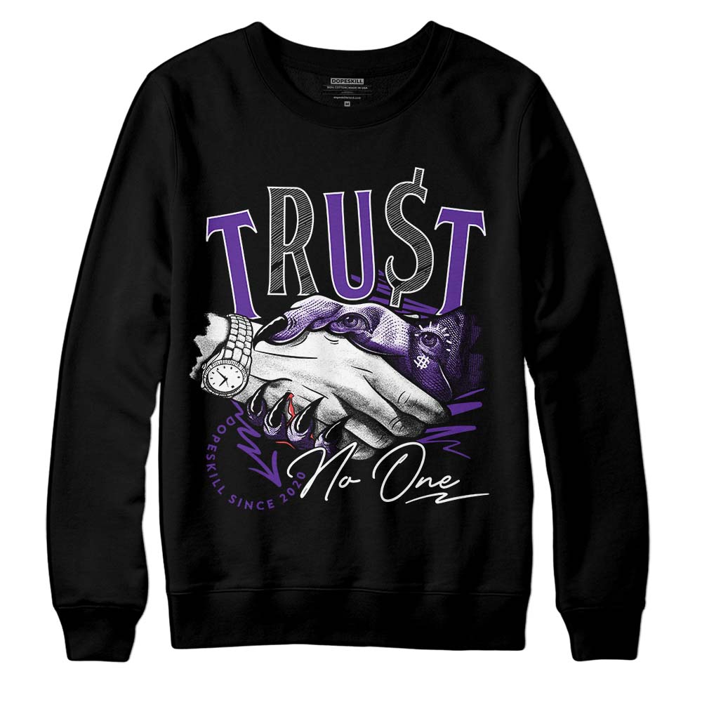 PURPLE Collection superstreetwear Sweatshirt Trust No One Graphic