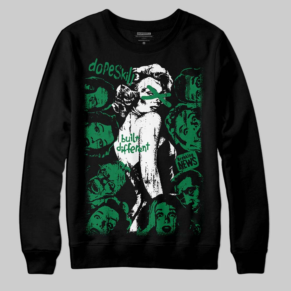 Green Collection superstreetwear Sweatshirt Built Different Graphic
